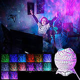 Нічник-проєктор Яйце динозавра K890, Bluetooth, зоряне небо, пульт керування, фото 10