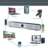 Портативна Bluetooth-колонка Q10 з регулюванням гучності TF USB AUX мікрофон, фото 5