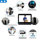 Відеодомофон Tuya Life 300PA 20 МП з нічним баченням і віддаленим доступом Wi-Fi, фото 6