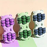 Масажний ролик для ніг 14 роликів компактний для релаксації та рефлексотерапії, фото 2