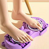 Масажний ролик для ніг 14 роликів компактний для релаксації та рефлексотерапії, фото 7
