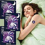 Детокс-пластир для сну Iva334 28 шт. розслаблювальний повітропроникний покращення якості сну, фото 3