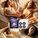 Детокс-пластир для сну Iva334 28 шт. розслаблювальний повітропроникний покращення якості сну, фото 6