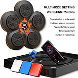 Бездротовий музичний тренажер для боксу настінний електронний боксерський мішень Bluetooth, фото 6