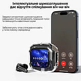Бездротові навушники Inspire Air MAX прозорий кейс LCD сенсорне керування Bluetooth 5.0, фото 6