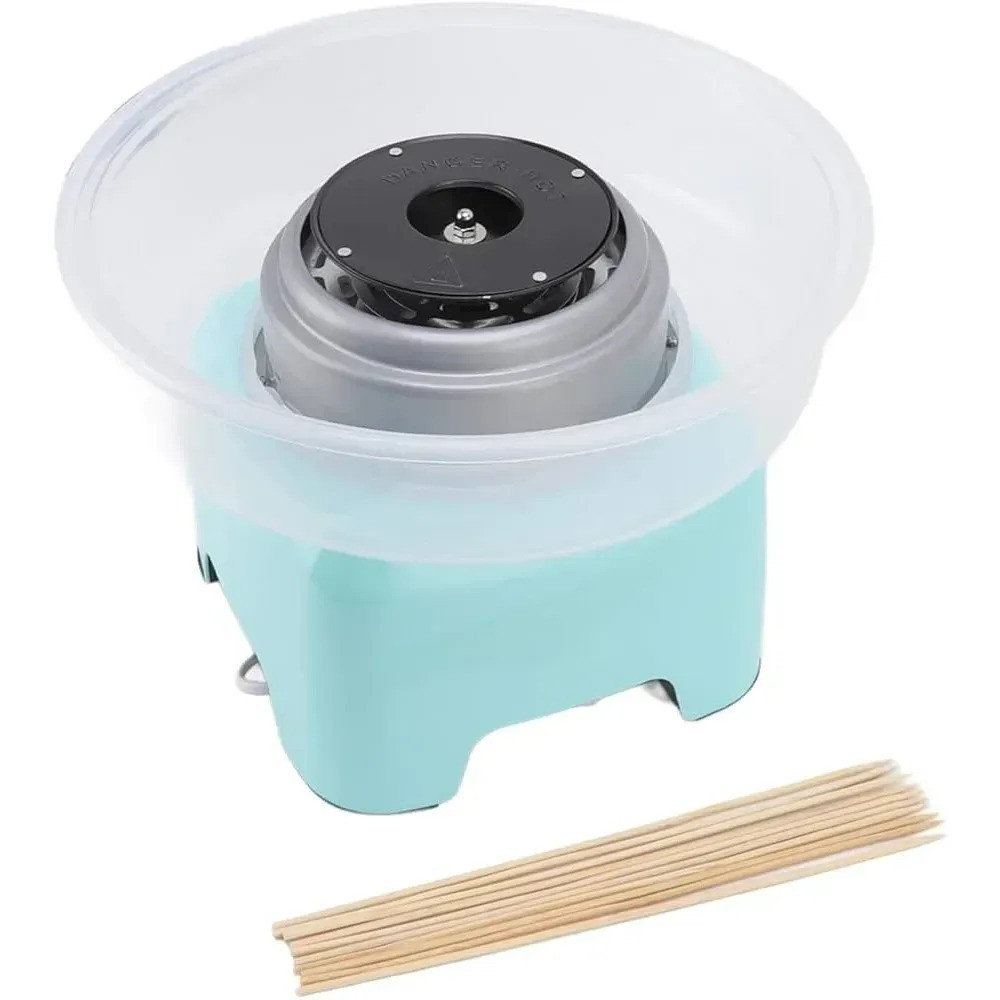 Апарат для цукрової вати Safmax 500 Вт машинки для солодкої вати блакитна, фото 1