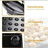 Електрична горішниця RAF R.246 750 Вт 12 половинок антипригарне покриття чорна, фото 6