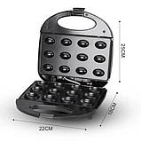 Електрична горішниця RAF R.246 750 Вт 12 половинок антипригарне покриття чорна, фото 7