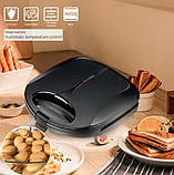 Електрична горішниця RAF R.246 750 Вт 12 половинок антипригарне покриття чорна, фото 2