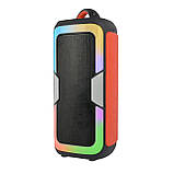 Портативна колонка Singer JQS4407 Акустична система 25 Вт RGB-підсвітка з мікрофоном і пультом Чорний, фото 7