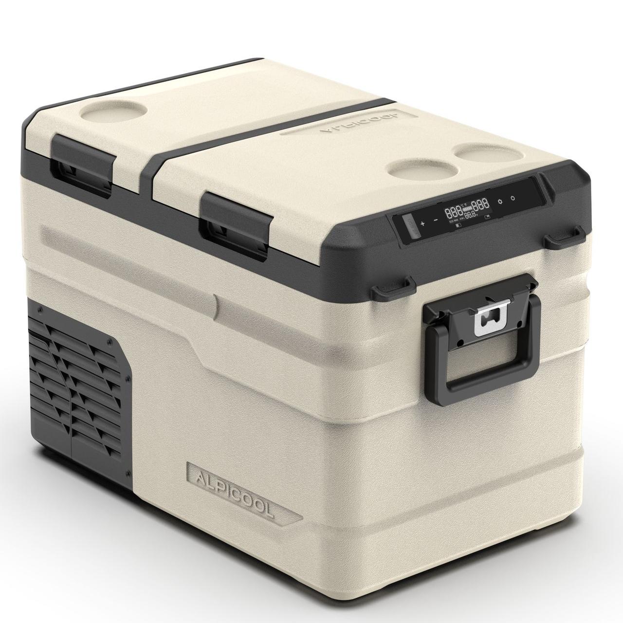 Компресорний автохолодильник Alpicool TGS35 (38 літрів). Двокамерний. До -20℃, (12, 24, 220 вольт), фото 1