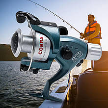 Рибацька фідерна котушка Cobra CB140RD 5.1:1 Синій/сірий