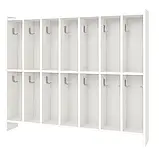 Вішалка для рушників, 14 секцій (ЛДСП, з поличками), фото 2