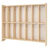 Вішалка для рушників, 14 секцій (ЛДСП, з поличками), фото 7