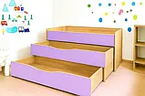 Ліжко 3-х ярусне для дошкільних навчальних закладів DS-26, фото 5