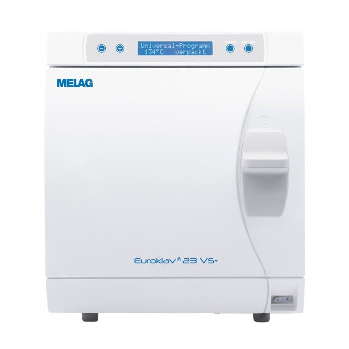 Стерилізатор паровий (автоклав) Euroklav 23 VS+ (22 літра) «Клас S» з попереднім вакуумом і вакуумною сушкою, автономний
