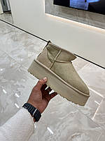 Угги UGG Ultra Mini Platform Beige 39 black store