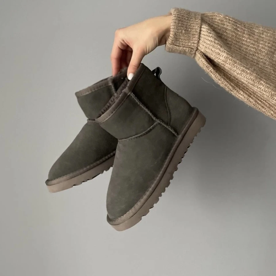 Угги UGG Mini Grey 36 black store