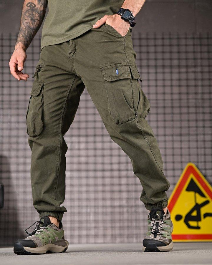 Чоловічі карго-штани Jean Олива