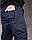 Чоловічі міські карго-штани джогери сині, фото 6