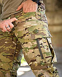 Штурмові польовийні штани AGESIS мультикам рип-стоп із вставками Cordura РП7381 ТМ, фото 5