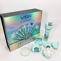 Прилад для чищення ніг VGR, Епілятор для ніг з тримером, Щітка чищення п'ят Депілятор електричний SL-46