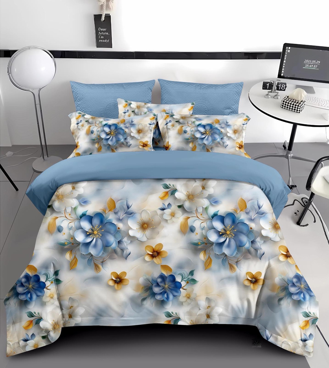 Постільна білизна з обємним малюнком L&M Home Textiles 5D - євро розмір