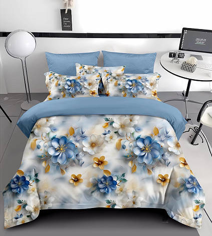 Постільна білизна з обємним малюнком L&M Home Textiles 5D - євро розмір, фото 1