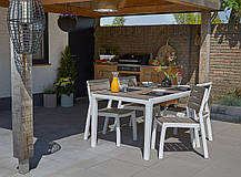 Стілець садовий пластиковий Keter Harmony, сіро-коричневий, фото 5