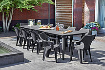 Стілець садовий пластиковий Keter Dante low back, фото 4