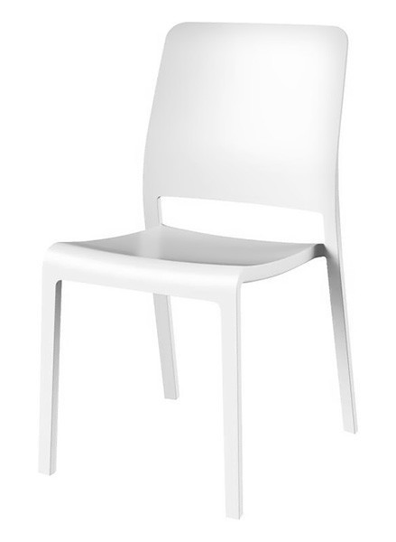 Стілець садовий пластиковий Evolutif Charlotte Deco Chair, білий