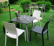 Стілець садовий пластиковий Evolutif Charlotte Deco Chair, білий, фото 5