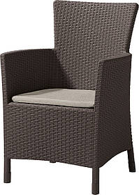 Крісло садове пластикове Keter Iowa brown