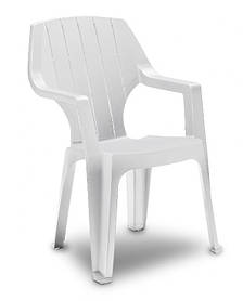 Стілець садовий пластиковий BICA Alta, білий