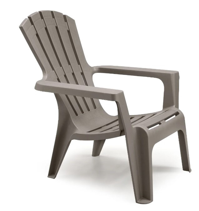 Стілець садовий пластиковий BICA Maryland, сіро-бежевий