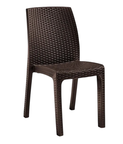 Стілець садовий пластиковий BICA Verona, коричневий