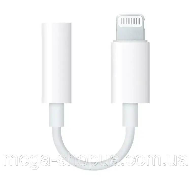 Перехідник для навушників Lightning – 3.5 мм Audio Converter. Адаптер аудіо Лайтинг to 3.5mm mini jack YU00417S