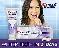 Вибілювальна зубна паста Crest 3D White Brilliance Vibrant Peppermint 120 грамів, фото 5