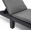 Шезлонг пластиковий Keter Daytona, сірий, фото 6