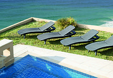 Шезлонг пластиковий Keter Pacific, сірий, фото 3