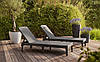 Шезлонг пластиковий Keter Jaipur Sun lounger, сірий, фото 7