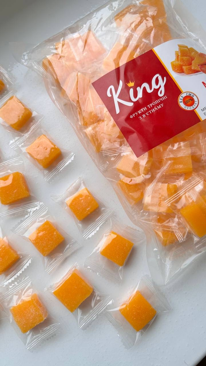 Манго кубик мармелад King ШТУЧНО, фото 1