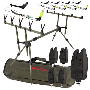 Род под з сигналізаторами і свінгерами набір на 5 комплект RSS8