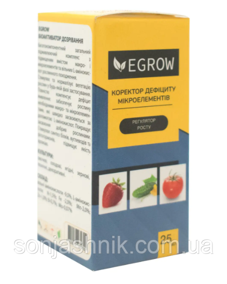 Коректор дефіциту мікроелементів Egrow, 25мл