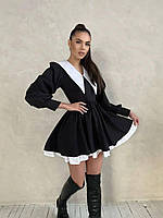 Класична сукня з білим коміром, фото 2