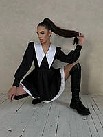 Класична сукня з білим коміром, фото 4