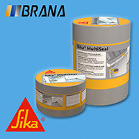 Клейка бітумна стрічка для ущільнень Sika® MultiSeal T, колір сірий, 10 м х 150 мм, фото 1
