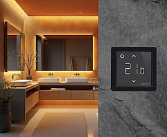 Терморегулятор DEVIreg Smart Black з управлінням через Wi-Fi - 140F1143 DEVI