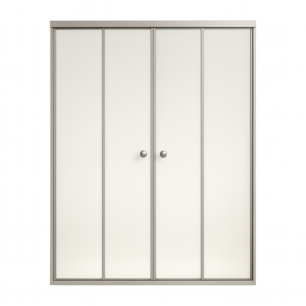 Душові двері KO&PO 7052 F 160х180 см розсувні сатин скло матове