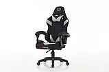 Комп'ютерне крісло із тканини EXTREME XTR ЧОРНО-СІРЕ, фото 4